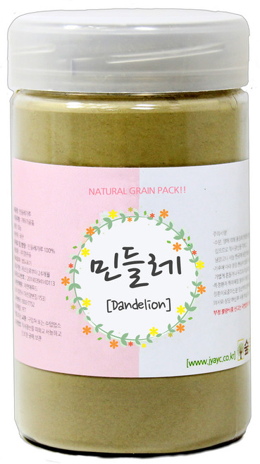 숲으로허브 천연곡물팩 민들레가루 통 90g, 2개, 1개입