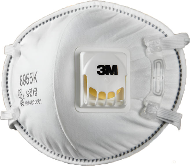 한국쓰리엠 1급 방진마스크 8955K, WHITE, 10개