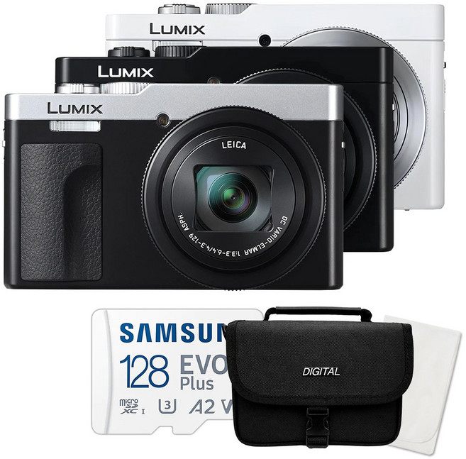 파나소닉 루믹스 DC-TZ99 광학 30배줌 4K +128GB+가방+포켓융 /ED, DC-TZ99 실버