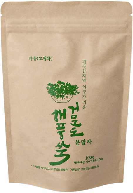 여수 거문도 해풍쑥 쑥미세분말, 100g, 1개