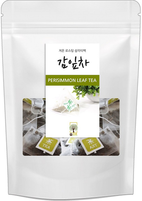 감잎차 50티백 숲으로허브 삼각티백, 50개입, 1개, 1g