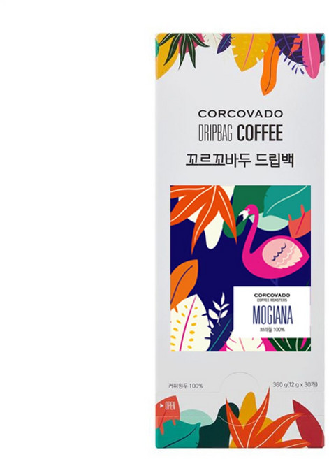 [ 1+1 ] 맛있는 12g 프리미엄 커피 100% 아라비카 원두 꼬르꼬바두 모지아나 드립백 10개입, 1개, 30개입