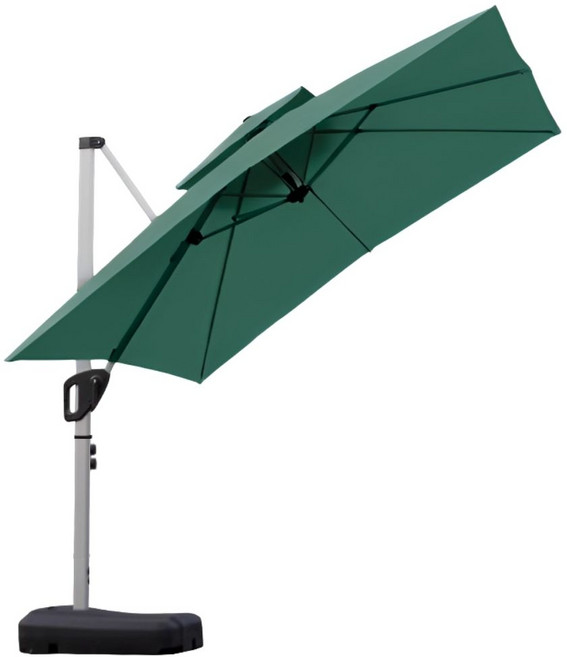 쉐이디아 대형 사각 파라솔 야외 카페, 파라솔( 딥 그린 ), 딥 그린