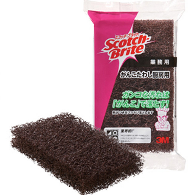 3M 스카치브라이트 강코 수세미 핑크 탄냄비수세미 탄냄비세척 해썹인증 강력 1개입, 1개, 1개