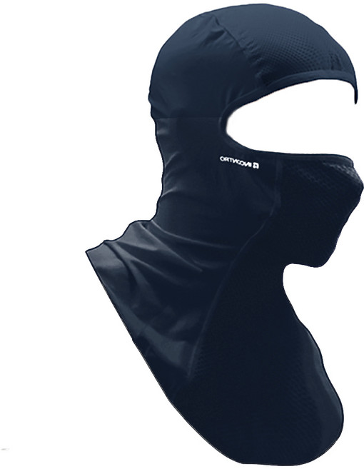 인콘트로 에어로 메쉬 바라클라바 라이딩 여름 두건 복면 자전거 쿨링 목토시 자외선차단, 검정색, 1개