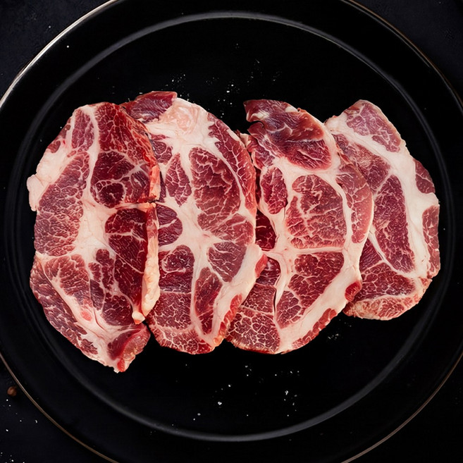 [서초정육] 프리미엄 이베리코 목살 600g 구이용 스페인산 직수입 냉동 직발송, 300g, 2개