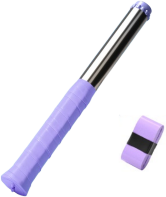 에이셉트 소리나는 배드민턴 라켓 빈스윙 휴대용 연습 스틱, 1개, 퍼플 신형