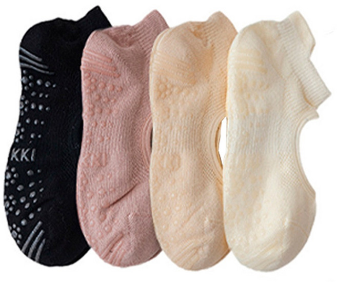 코지스 논슬립 필라테스 요가양말 4컬러 4개세트