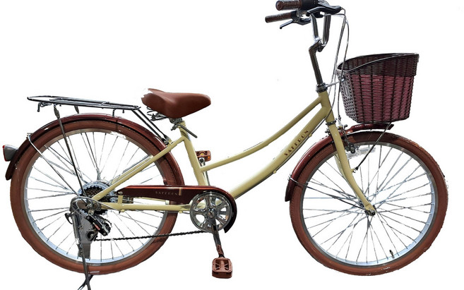 24/26인치 7단 에이스레이디 삼천리스트라타 여성용자전거 100%무료완전조립, 1개, 165cm, 26인치 에이스레이디 7단 베이지