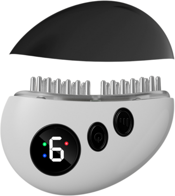 EMS 근막 괄사 경락 마사지기 얼굴 목 괄사 마사지기 고주파 피부 미용 안마기 미세전류 바디 라인 관리, 화이트