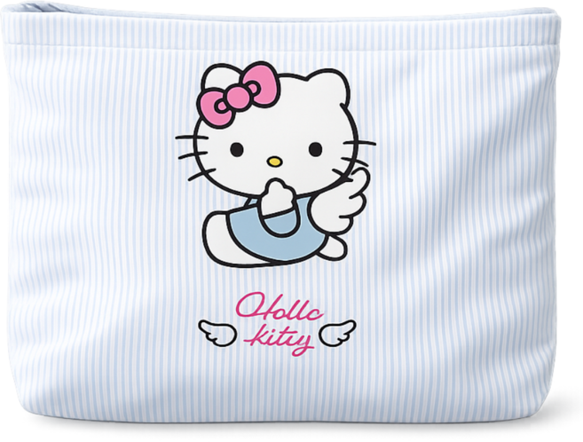 솔닷 키티캐릭터 스트라이프 대용량 파우치