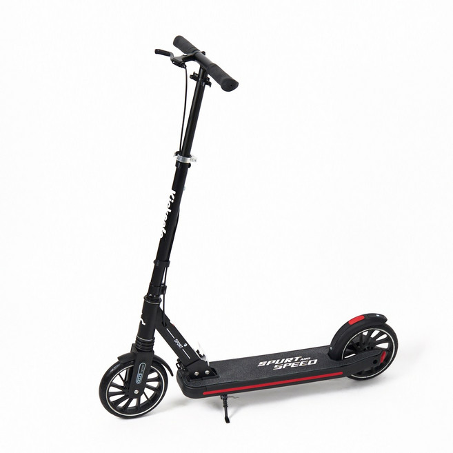 킥세이프 Kicksafe 킥보드 수동 어린이 성인 접이식, 오닉스 블랙, 1개