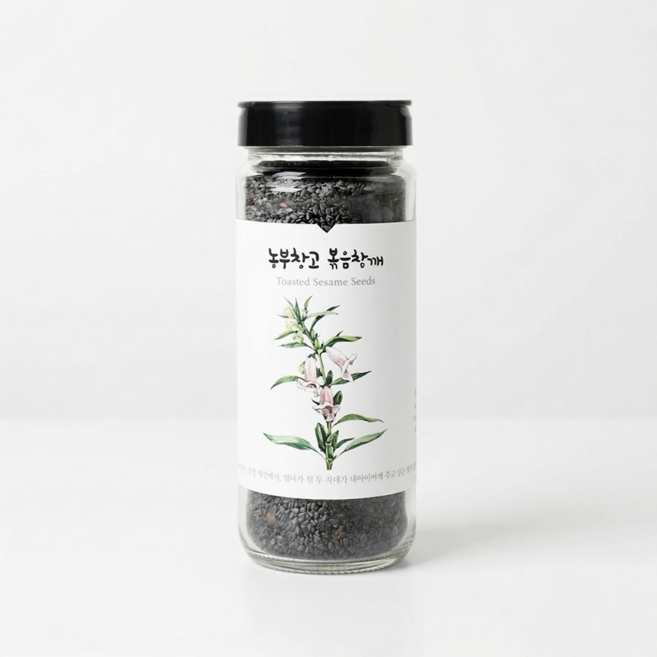 [농부창고] 국산 100% 볶은 흑임자 150g 검은깨 검정깨, 1개