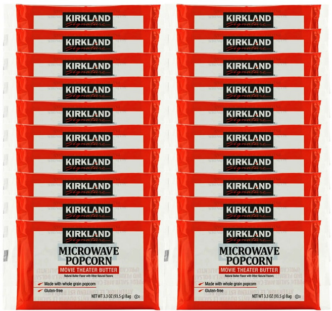 커클랜드 시그니춰 전자레인지 팝콘 간식, 93.5g, 20개