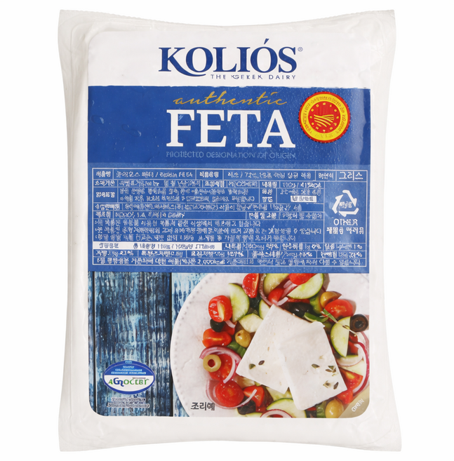 콜리오스 페타 치즈 150g 세트 그리스 정통 샐러드 치즈 KOLIOS FETA, 2개