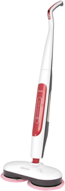 신일 듀얼 회전 무선 물걸레 청소기 광폭 헤드 저소음 일체형 물분사 청소기 국내제조, 레드, 극세사패드