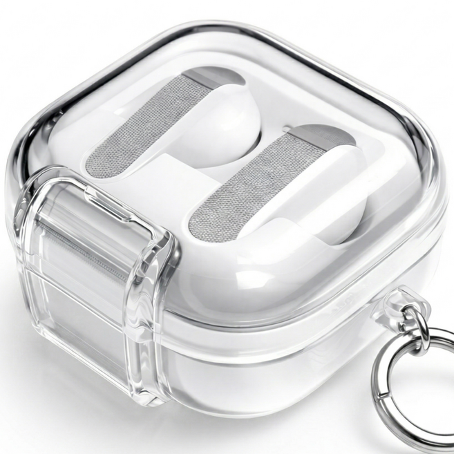 갤럭시 버즈4 버즈4프로 투명 범퍼락 클리어 케이스, IMPB4001(투명)