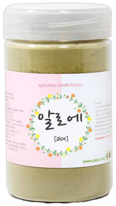 천연팩 알로에가루 120g 통포장 숲으로허브 곡물팩 알로에팩, 1개입, 5개