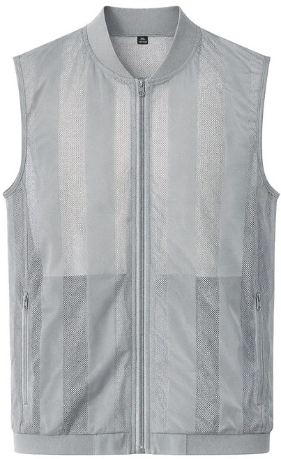 루크 남성 여름 슬림 메쉬 조끼 남자 낚시 골프 등산 베스트 작업복 빅사이즈 가벼운 얇은 아웃도어 베이직 빅사이즈