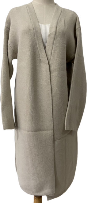 스타일닥터 여성 롱 스웨터 단색 가디건 코트