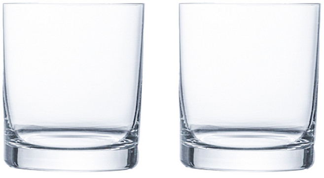 웬즈데이오프 베이직 온더락잔 300ml 2p 선물세트, 1세트