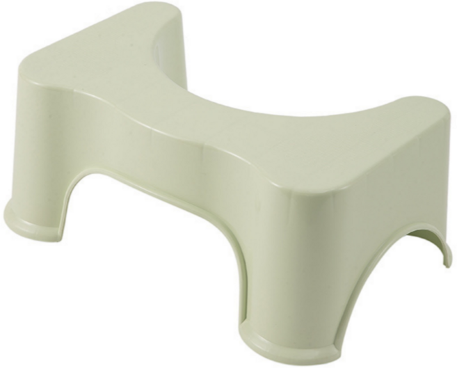 오팬 쾌변 화장실 변기 발 받침대, 올리브그린