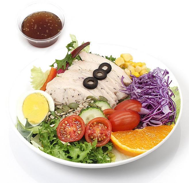 [자연애레시피] 닭가슴살 샐러드, 1개, 500g