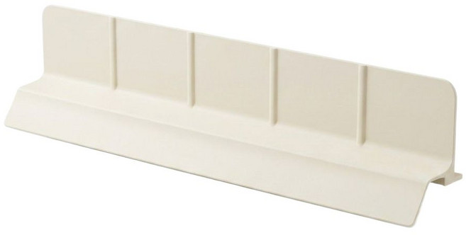 하늬무드 주방 싱크대앞 물막이 설거지 높이9cm, 1개, 아이보리