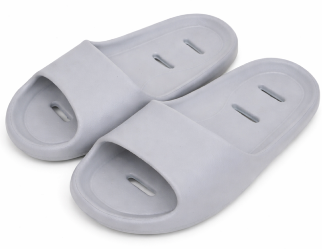 발편한 문에 안걸리는 발등낮은 미끄럼방지 국산 욕실화, 1개, 그레이