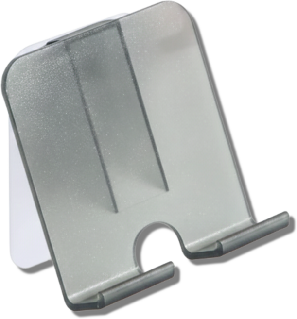 브리본 무타공 다용도 스마트폰 거치대, 1세트, 블랙