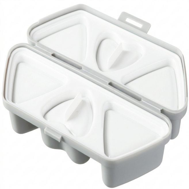 네지쿠 주먹밥 김밥틀 삼각형 하트 주먹밥틀 6구, 1개, 그레이