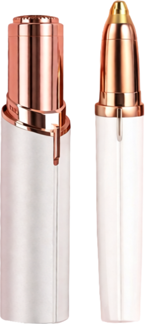 루덴느 5세대 LED 전동 눈썹 솜털 정리기 2종세트, 로지, 듀얼컷 MAX 3.0