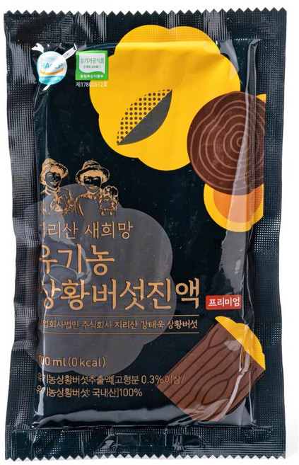 유기농 친환경 장수 상황버섯 진액 48시간 추출 100mlx30포 1박스, 1개