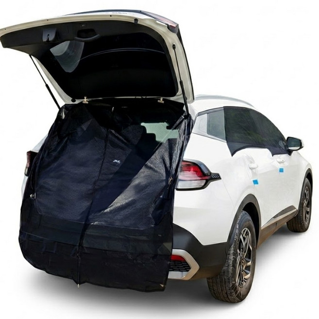 기아 스포티지 호환 차박 모기장 풀 세트 앞문 뒷문 트렁크 3종 캠핑 차크닉 햇빛가리개 사생활보호 그늘막 커튼 00362, 1세트, 블랙3종