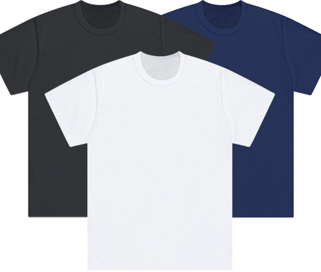 1+1 디마트 기능성 빅사이즈 쿨론 아이스 반팔티셔츠 2장세트