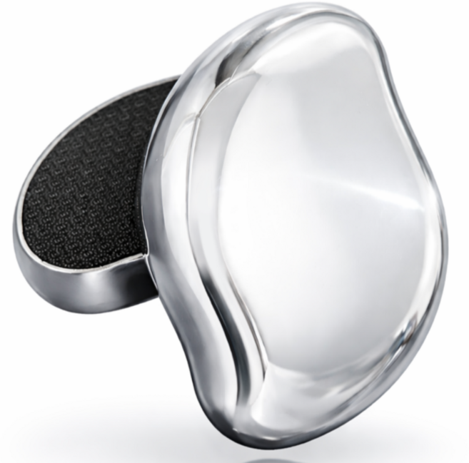 발뽀스 스톤 발각질제거기 크롬실버, 85g, 1개, 1개입