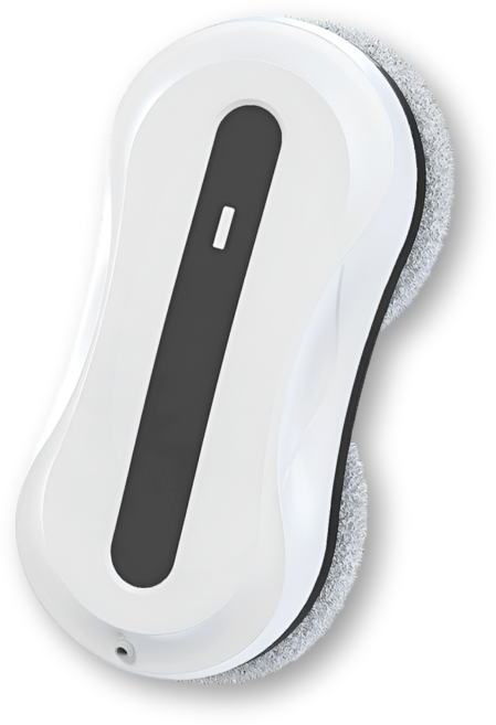 윈카로 창문 로봇청소기 자동 물분사 초강력 흡입력 슈퍼슬림 유리창 청소기, 화이트, 초슬림 + 걸레10장