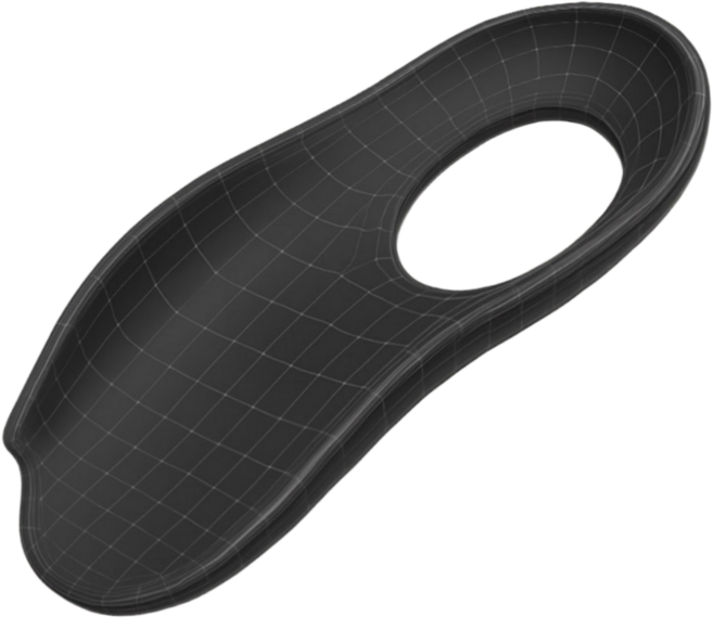 세렌 아치핀 솔루션 깔창 kc인증 정품, 블랙, 1세트