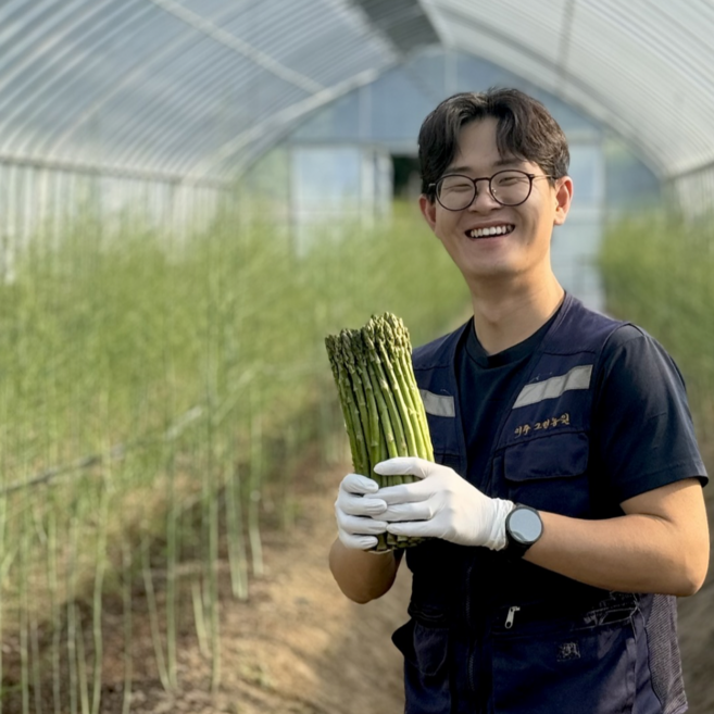 국산 생 여주 청년농부 산지직송 아스파라거스, 1개, 1kg