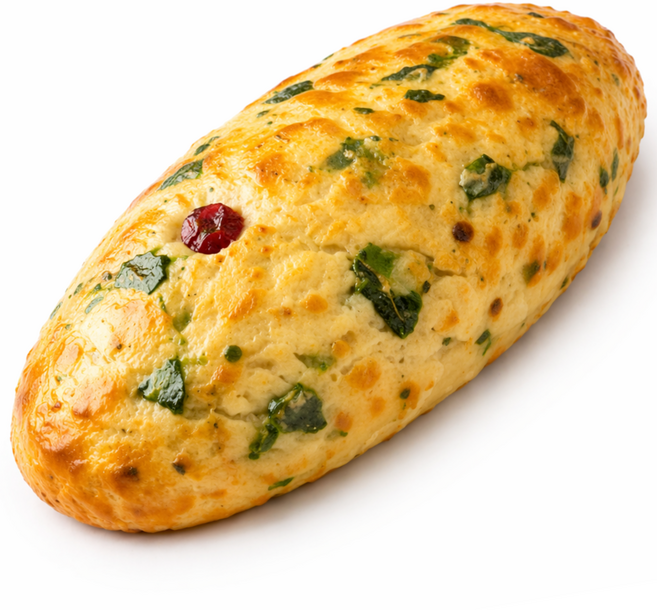 [라붐팩토리] 담백하고 건강한 시금치 치아바타 270g 5개