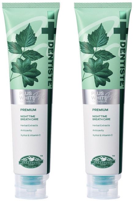 덴티스테 플러스화이트 프로, 200g, 2개