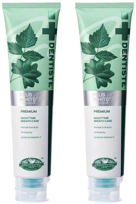 덴티스테 플러스화이트 프로, 200g, 2개 - 쿠팡