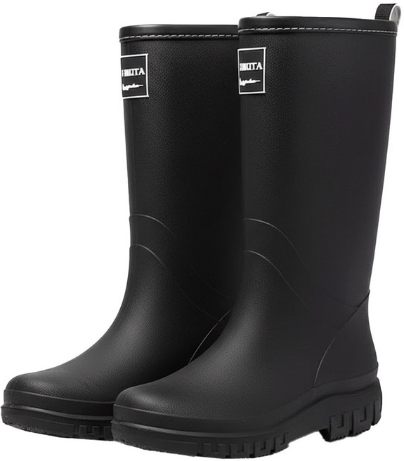 라뷰드 여성 미끄럼 방지 롱 레인 부츠 비오는 장마 발편한 방수 장화 여름 캐주얼 패션 키높이 통굽 신발 3cm