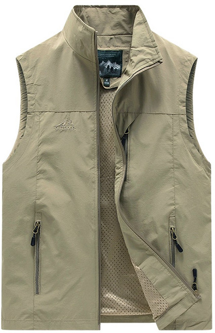 루크 남성 봄여름 아웃도어 조끼 남자 등산 낚시 작업 운동 상의 작업복 작업용 바다 쪽끼 루어 수납 여름용 가을용