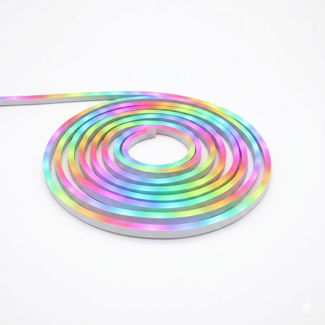 더쎈 LED 플렉시블 스트립 매직 RGB 네온라이트 5M USB타입 리모컨 간접등 경관조명 줄네온, 2개, RGB 리모컨