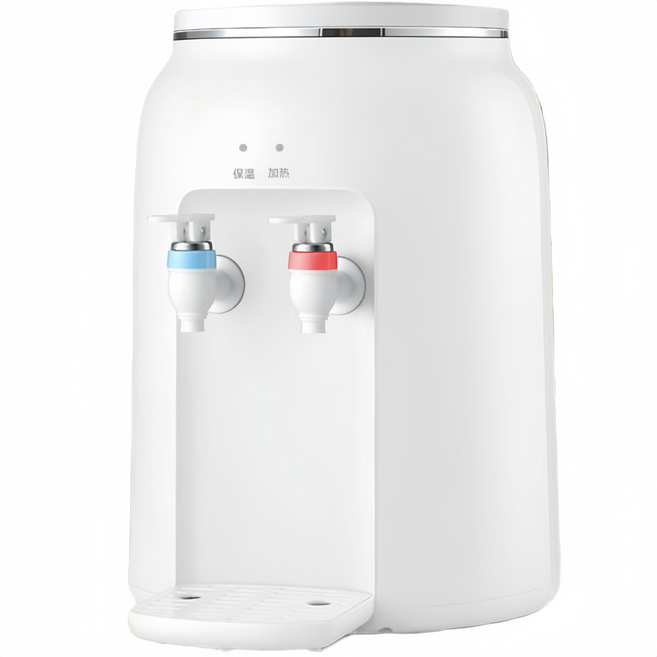 Mochae 냉온수기 미니 가정용 물통형 사무실 상온온수기 생수병 기숙사 휴대용 스텐드 냉온수기 즉석식 직수, 흰색, 흰색