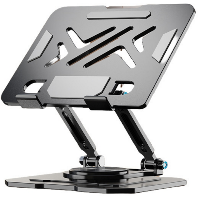 리프레소 거북목탈출 발열킬러 노트북 거치대, 1개, 블랙