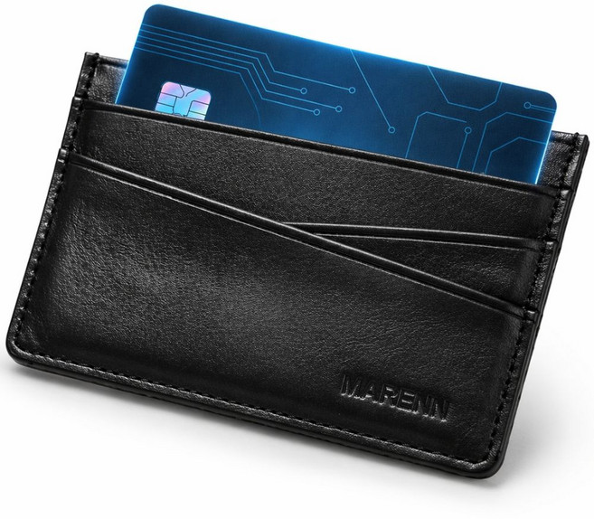 마르엔 남자 소가죽 카드지갑 슬림 국내제작