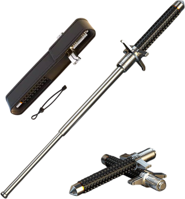 호신용 삼단봉 개물림방지 자기방어스틱 경호 3단봉 100cm, 1개