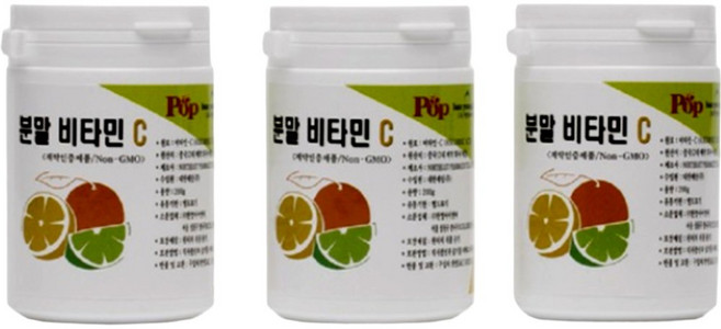 분말비타민C Non-gmo원료 (고용량), 200g, 3개